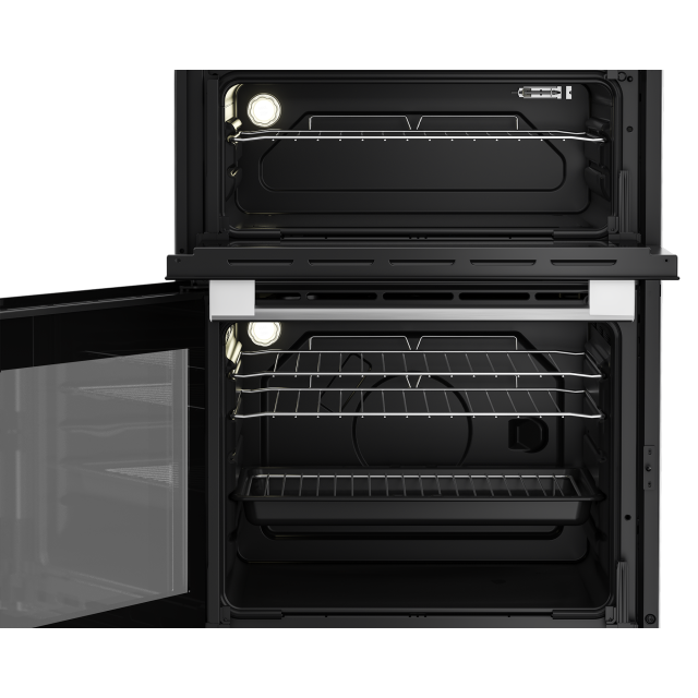 Blomberg HKN65W 60cm Electric Double Oven with Ceramic Hob - White
