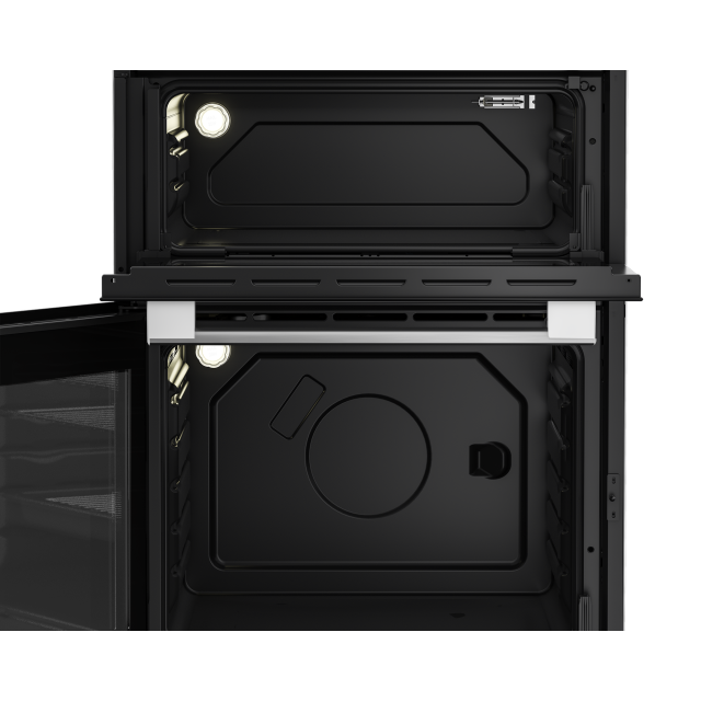 Blomberg HKN65W 60cm Electric Double Oven with Ceramic Hob - White