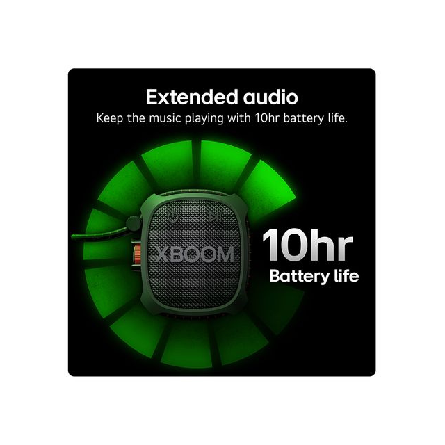 LG Go XG2 Portable Bluetooth Speaker Black