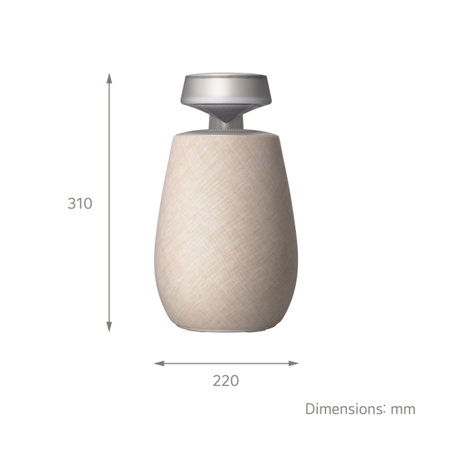 LG XO2TBE.CEUSLLK Xboom 360 Bluetooth Speaker Beige