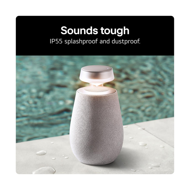 LG XO2TBE.CEUSLLK Xboom 360 Bluetooth Speaker Beige