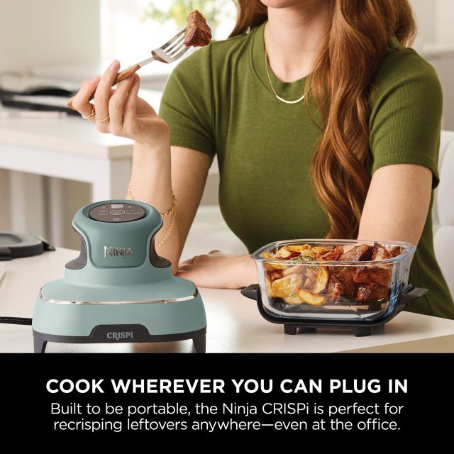 Ninja FN101UKSG CRISPi 4-in-1 Portable Air Fryer - Sage
