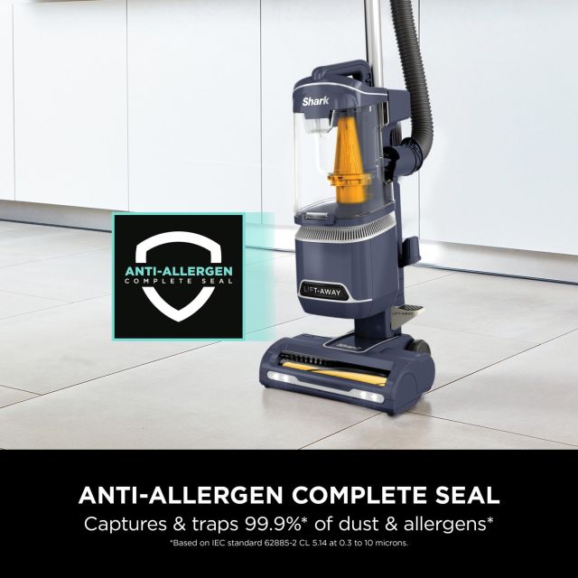 Shark NZ691UK Anti Hair Wrap Upright Vacuum Cleaner with Lift-Away - Royal Grey
