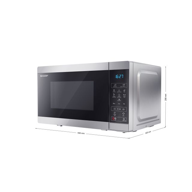 Sharp YC-MS02U-S 20 Litres Microwave Oven - Silver