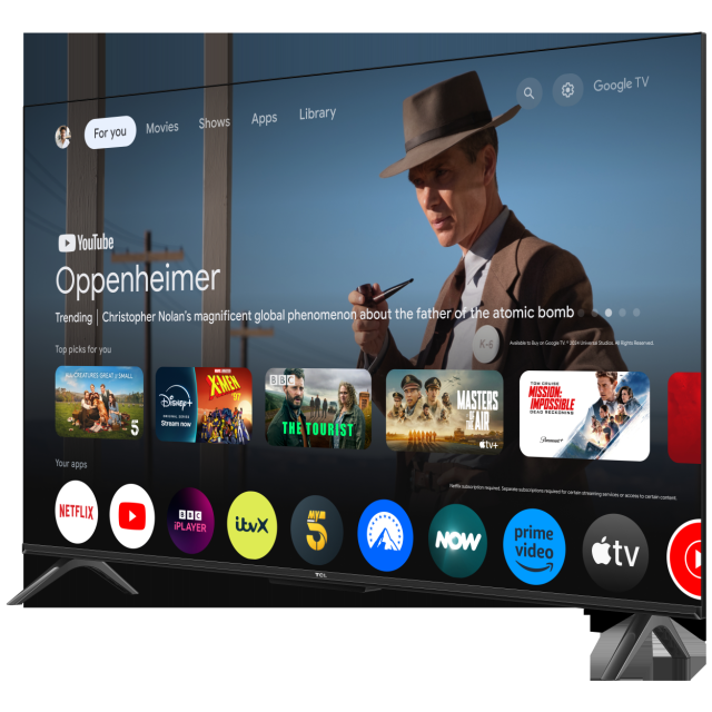 TCL 43V6C-UK 43inch 4K Direct LED HDR Google TV