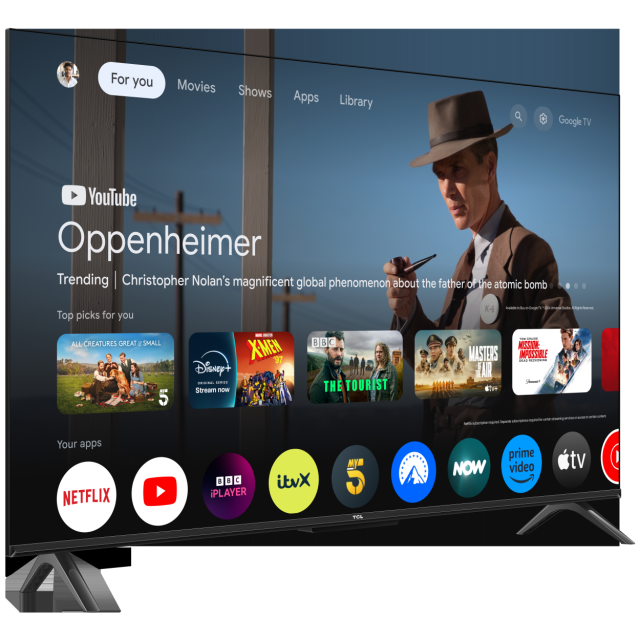 TCL 43V6C-UK 43inch 4K Direct LED HDR Google TV
