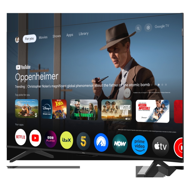 TCL 50P7K-UK 50inch 4K QLED Direct LED HDR Google TV