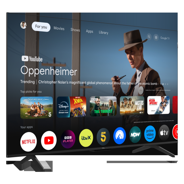 TCL 50P7K-UK 50inch 4K QLED Direct LED HDR Google TV