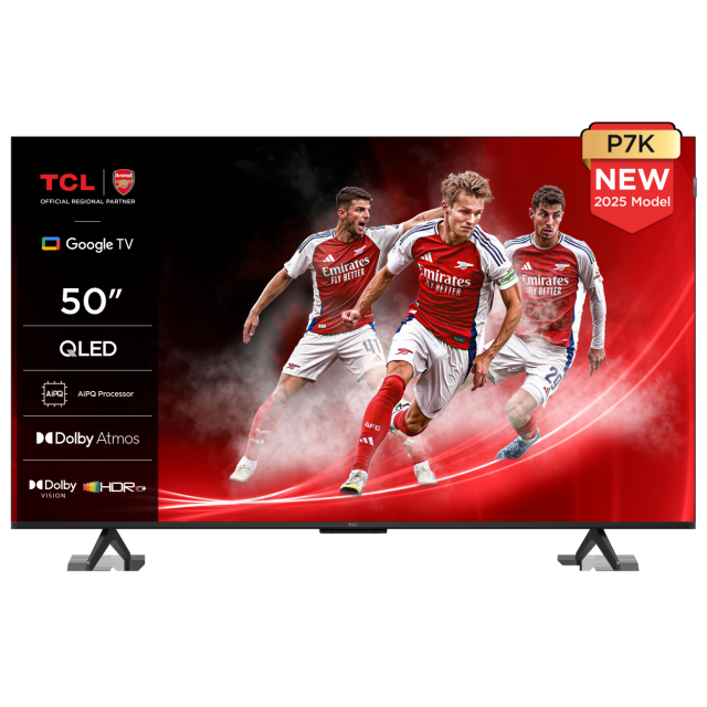 TCL 50P7K-UK 50inch 4K QLED Direct LED HDR Google TV