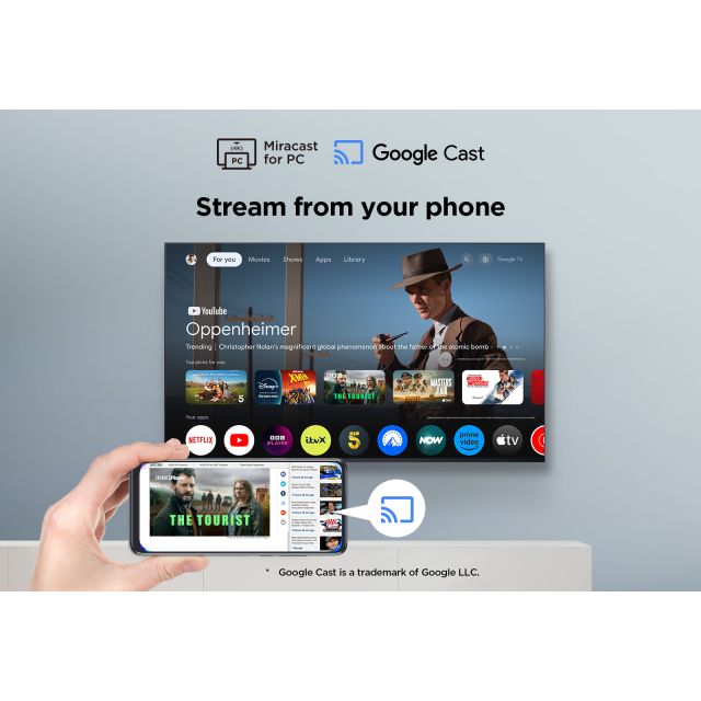 TCL 50V6C-UK 50inch 4K Direct LED HDR Google TV