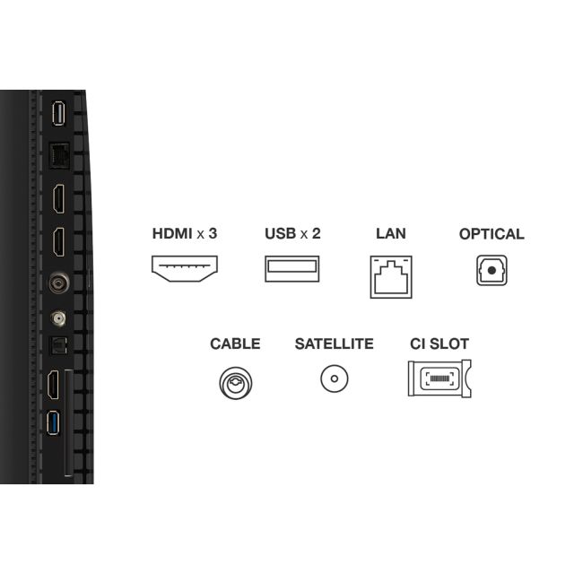 TCL 55P7K-UK 55inch 4K QLED Direct LED HDR Google TV