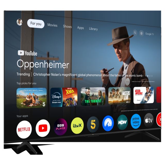 TCL 65P7K-UK 65inch 4K QLED Direct LED HDR Google TV