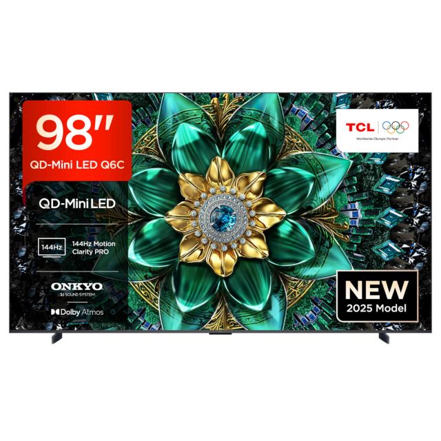 TCL 98Q6C-UK 98inch 4K QD-Mini LED UHD Smart Google TV